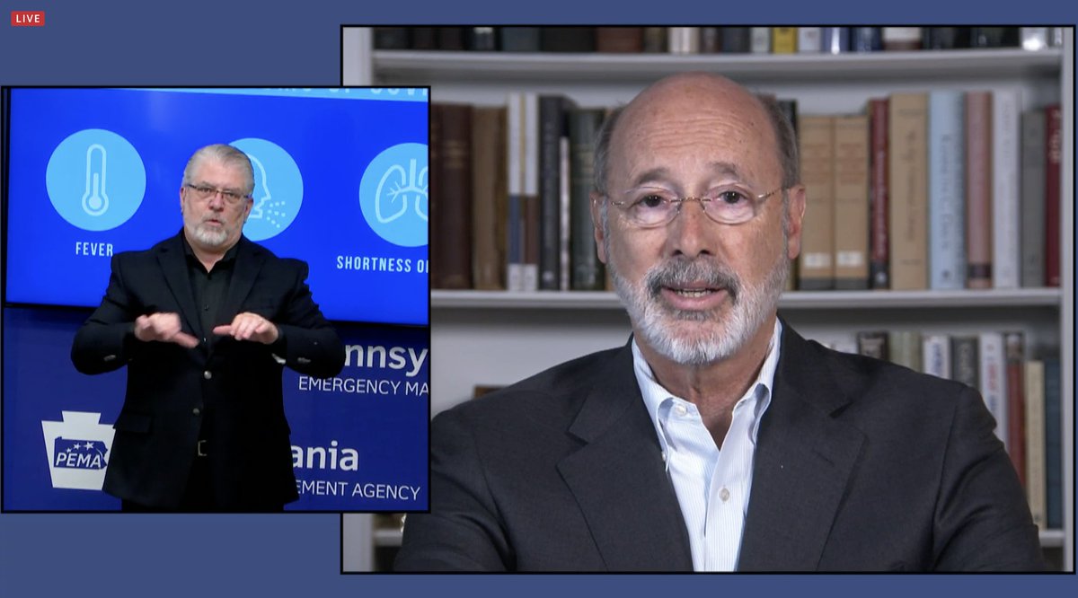 Starting today we’re asking all Pennsylvanians to wear cloth masks when leaving their homes.
 
Although they're not foolproof, this is just another way to help prevent the transfer of #COVID19.
 
For mask guidelines and information, visit pa.gov/covid-19.