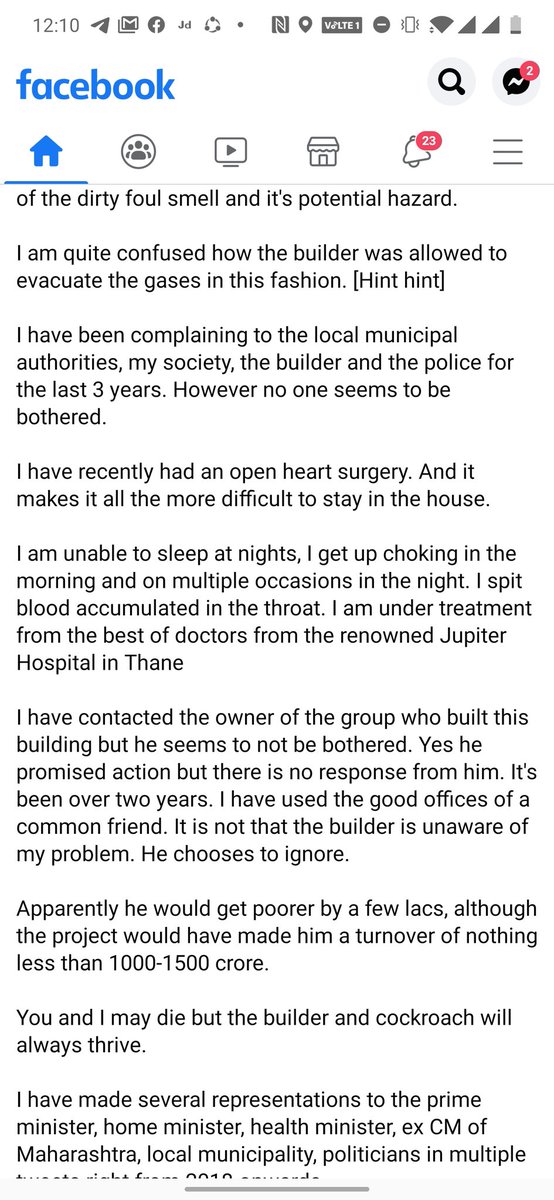 I need help of citizen journalists to take my case to the authorities because everyone is turning a blind eyeI stay in a building in Thane - Dosti Imperia. The building has a Sewage Treatment Plant right in the basement of the building @republic http://bit.ly/2wbEUZL 0 – at  Dosti imperia