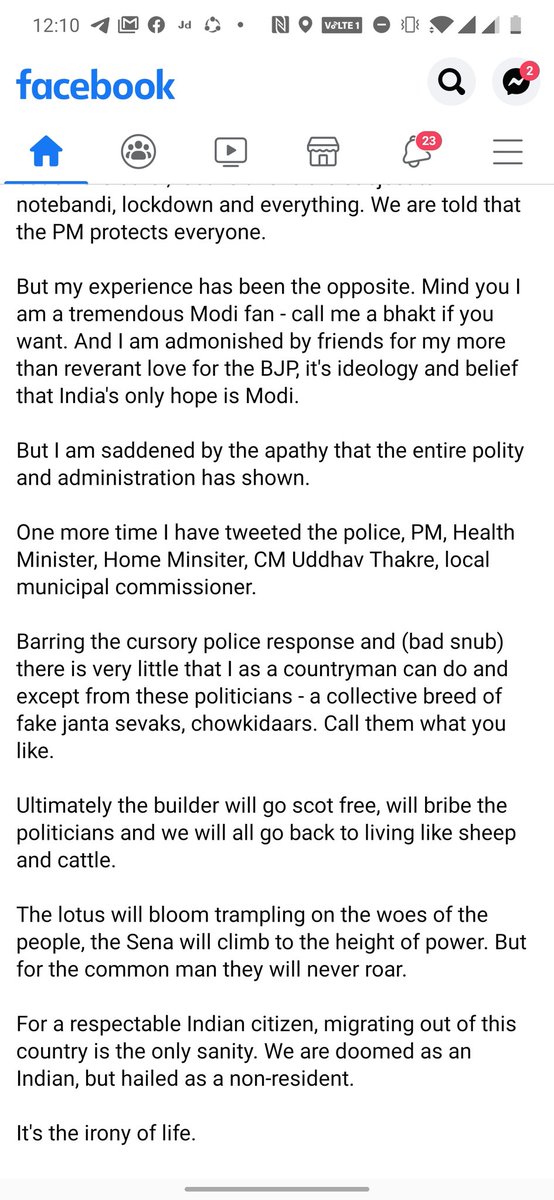 I need help of citizen journalists to take my case to the authorities because everyone is turning a blind eyeI stay in a building in Thane - Dosti Imperia. The building has a Sewage Treatment Plant right in the basement of the building @republic http://bit.ly/2wbEUZL 0 – at  Dosti imperia