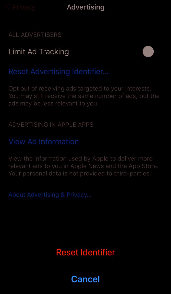 Want stay anonymous during your quarantine?if you don't want to be followed as easily by anyone tracking, here's a few steps you can take. Do realize that none are perfect.1 - Reset Advertising Identifier - Shown for IPhone and Android