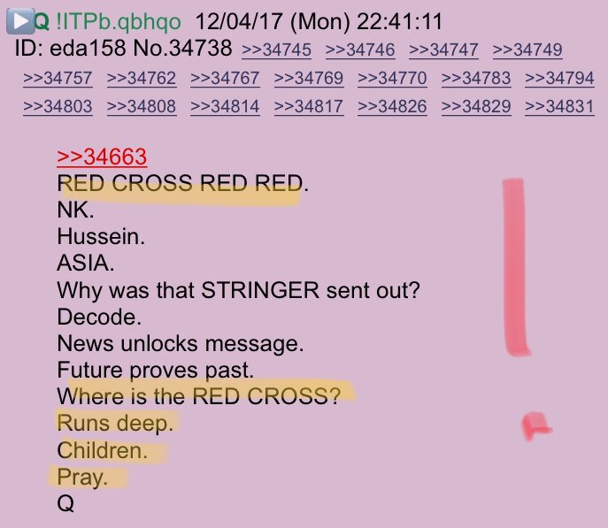 More Q posts re [their] evil!! @realDonaldTrump 7/