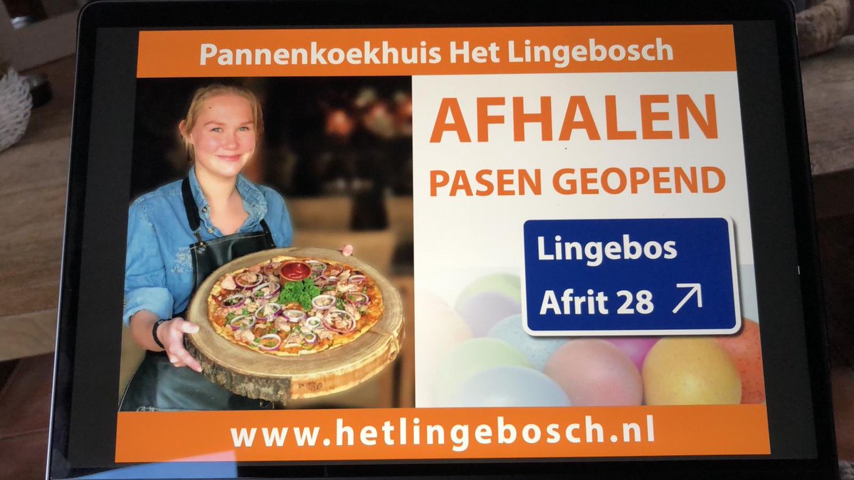 Golfviooltje's tweet photo. Supertrots! Ons prachtige nichtje is nu fotomodel op een billboard! En serveert ook nog eens de lekkerste pannenkoeken 🥞 https://t.co/YIAwkKmSUS