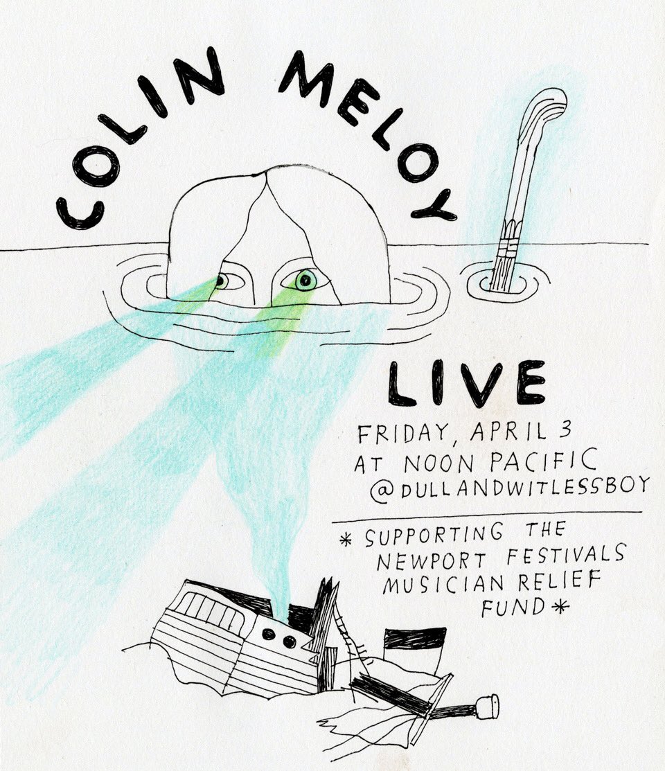 Colin is live now over on his Instagram. Today's #IsolationSingalong will benefit the @Newportfolkfest Musician Relief Fund. So while you’re watching/listening, please consider donating.
Tune in: https://t.co/fhsePIB3UD
Support the fund: https://t.co/JxAfCPTN63 https://t.co/SHxdo57Gwk