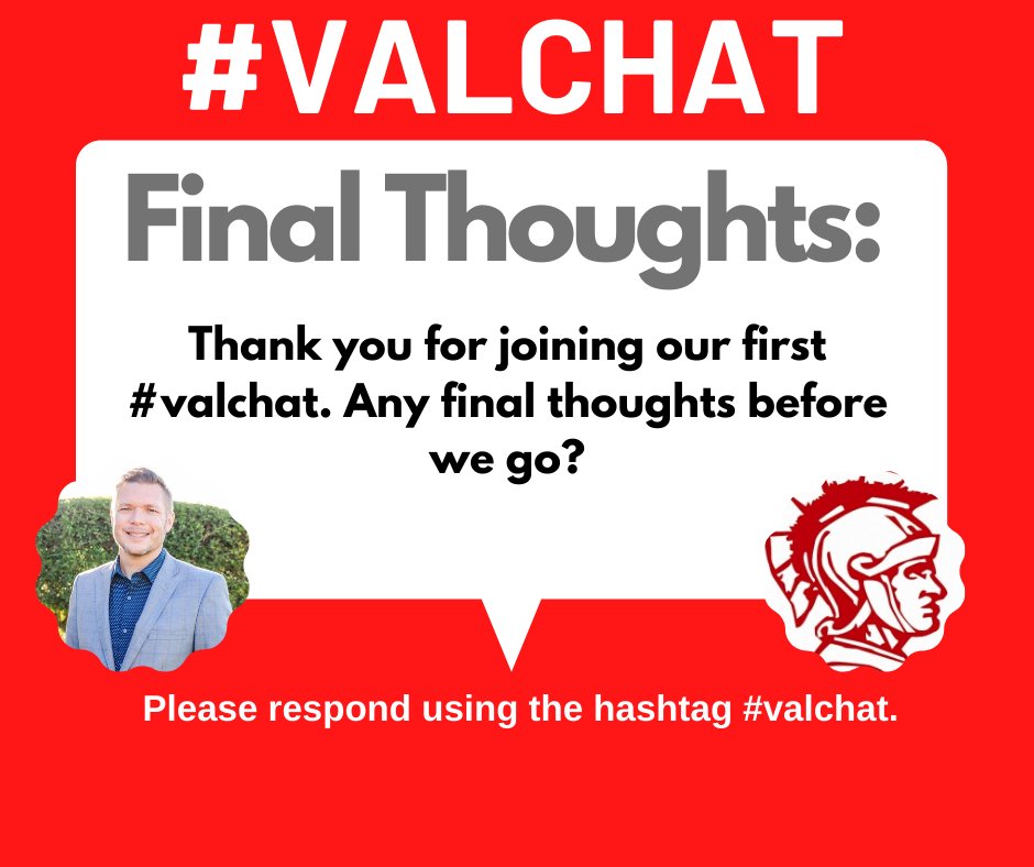 JJVandal's tweet image. We will have another #valchat next week!  Who knows . . . YOU could be leading it!  Keep Rocking it! #WeAreVan #VISDRocks