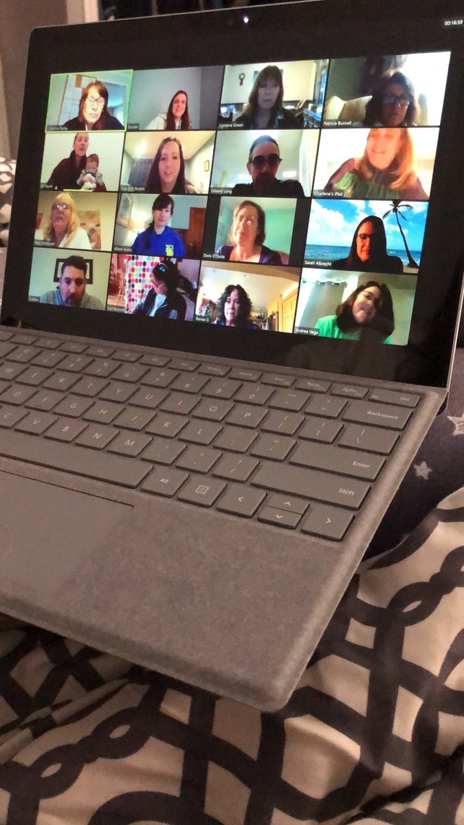 Zooming with my third grade colleagues to record a video for our students whom we miss so much!  <a href="/Kent_Primary/">Kent Primary School</a> @Carmelschools #StayHomeSaveLives