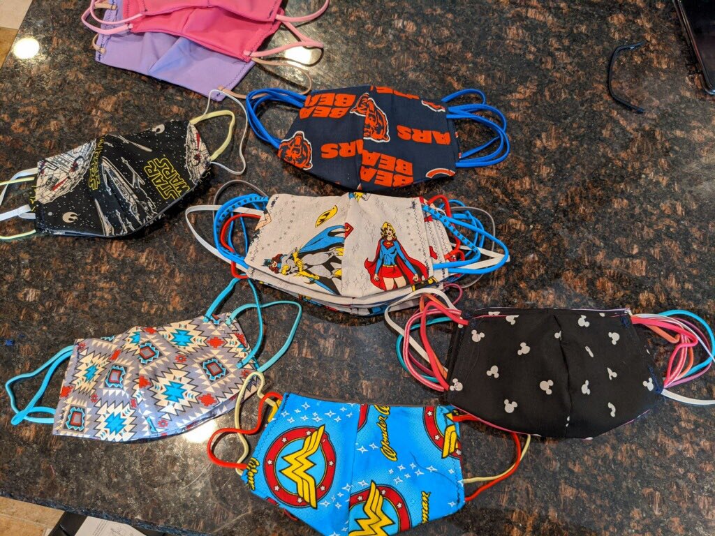 Learned how to sew a mask pattern this week and spent my days off making masks for my floor! 
#protectyourpeople