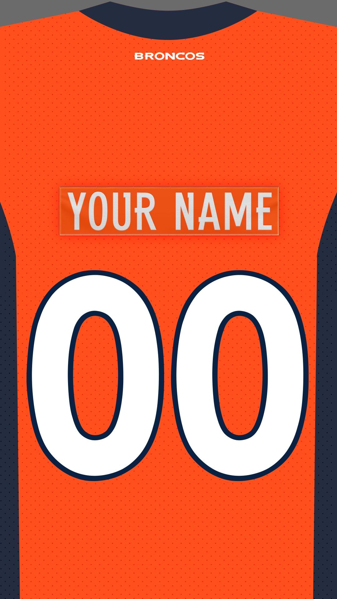 Denver broncos top custom jersey