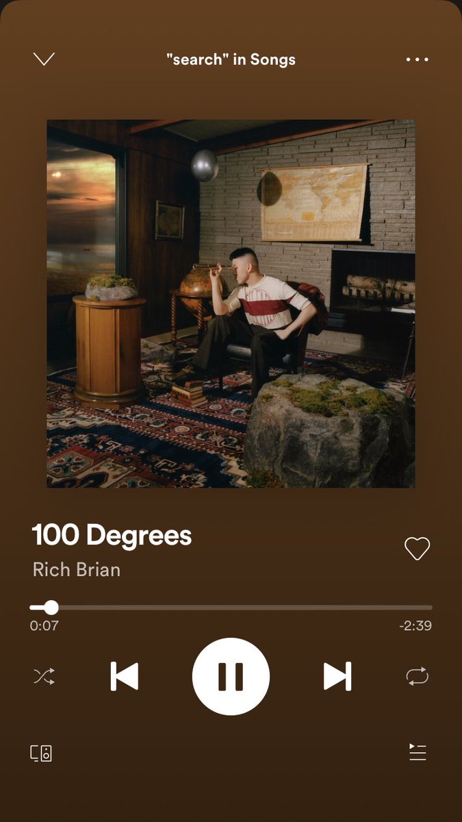 DAY 3 : this song by ritch brian definitley reminds me of summer . the name onehundred degrees make you think if warm wether and sunshine and the song is very upbeat and happy . the lyrics are uplifting . ritch brians gets an A + for this song