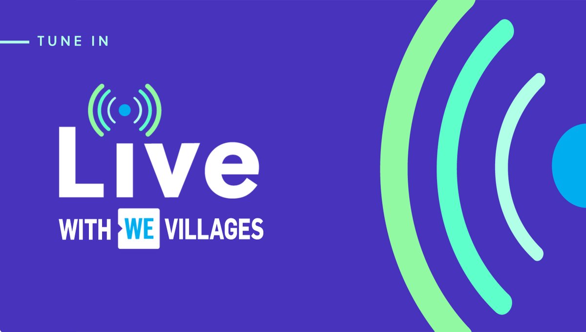 .<a href="/WEVillages/">WE Villages</a> Live starts NOW!

Learn about our WE Villages programs and COVID-19 response in Kenya with Robin Wiszowaty.

Join us now: facebook.com/WEmovement/vid…