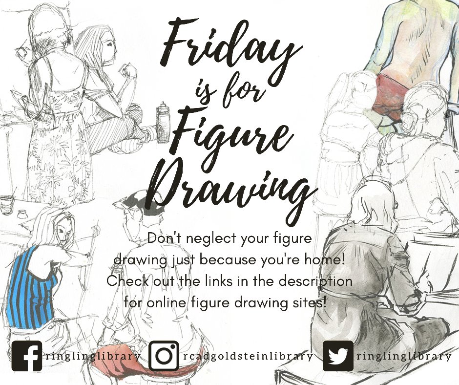 RinglingLibrary's tweet image. Keep your figure drawing skills sharp even as you work online! Try some of the figure drawing sites below for warm-ups or studies!

• onairvideo.com
• senshistock.com/sketch/
• reference.sketchdaily.net/en
• line-of-action.com/practice-tools…

#ringlingcollege #rcadgoldsteinlibrary