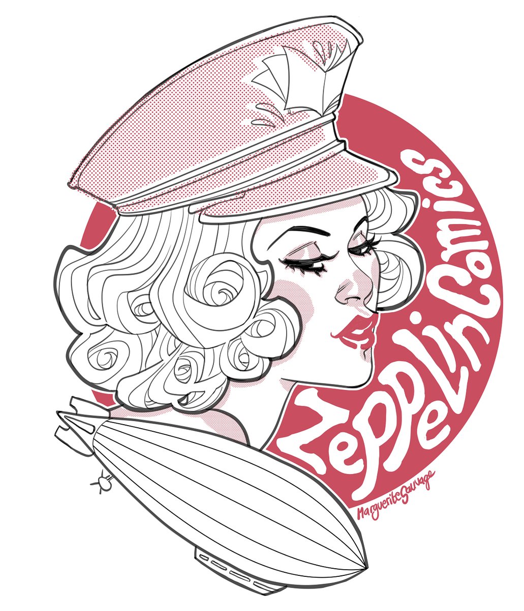 S_Marguerite's tweet photo. Here's a t-shirt design I did for the great team of @Zeppelin_Comics shop in Benicia CA, you can support the shop by buying it at https://t.co/xidx1ednyr - hope you're still all safe ! #supportcomicshops #tshirt #zeppelin https://t.co/jqmwxjMapR