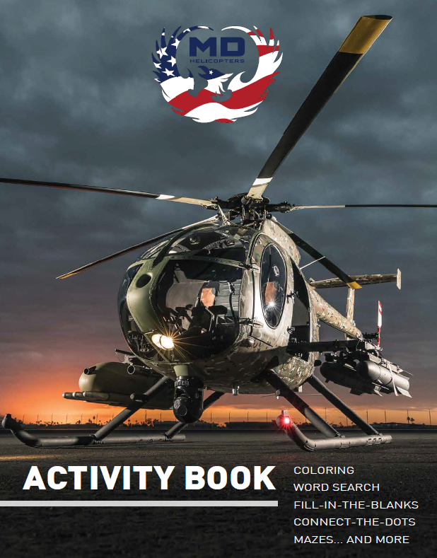 MDHelicopters's tweet photo. Quarantine stir crazy? Wish you could take a break from homeschooling &amp; housework for a #helo ride around the world? Check out the #MDHelicopters #activity book &amp; color your own world of #helicopter adventures! Fun for the whole family!  

https://t.co/KMf6t6GiUB https://t.co/r8dTUgxAkm