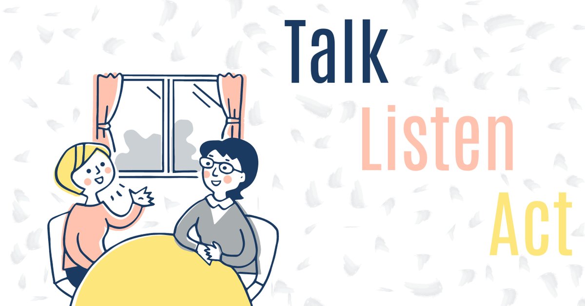 TalkListenAct's tweet image. When someone you care about is struggling, TALK: Give your attention, not your advice. Don't be judgmental or sworn to secrecy. Offer hope. Voice your concerns. You can make a difference! #TalkListenAct