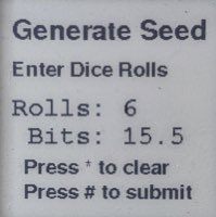 The example seedtool app leverages other libraries under development at  @BlockchainComns to help with  #SmartCustody. It allows you to create a master cryptographic seed from dice, save or restore it from offline using  #BIP39 words or shards of multiple  #SLIP39 words using Shamir.