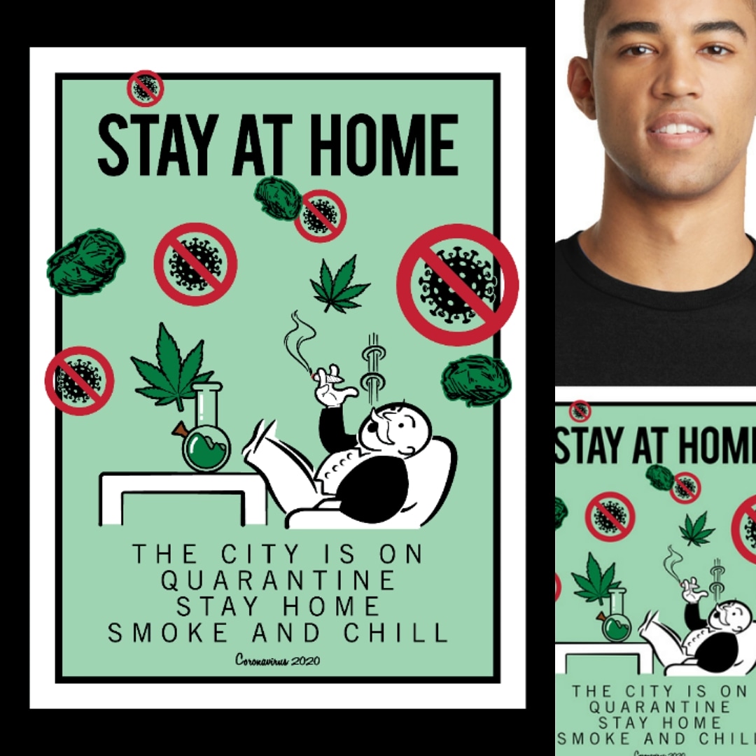 yaboytk's tweet photo. This is crazy...now Dallas County has Stay At Home lockdown until May 20th. I thought this design idea was funny at the time I created it last night now it's like....Wah Wah 😳 Trust me I have enough ideas for each day of quarantine!!! Let's see what I crank out!!! 👊😂 #HustleLL https://t.co/HmSPl4fuR0