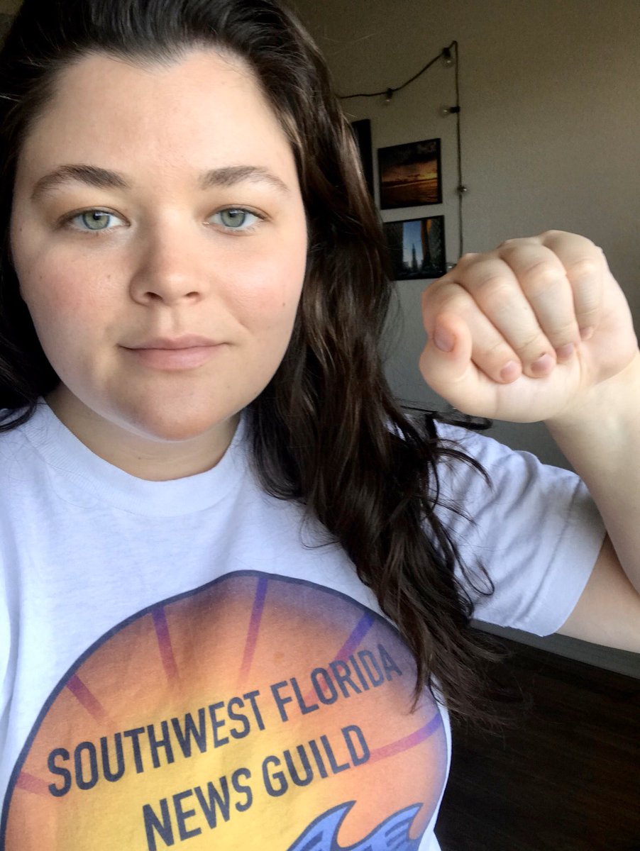 Rachel_Fradette's tweet photo. @ndn & @TheNewsPress were supposed to have a union election on March 25, which the NLRB suspended due to the pandemic. We filed a motion to do mail-in but @Gannett has since filed one in opposition. You won’t deter us, Gannett. Let us vote. #swflstronger https://t.co/5rcEf22uyo