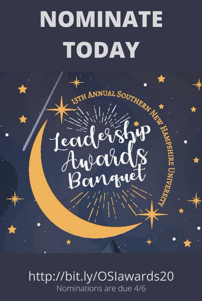 Only a few days left to submit your nominations! Get yours in before it’s too late!