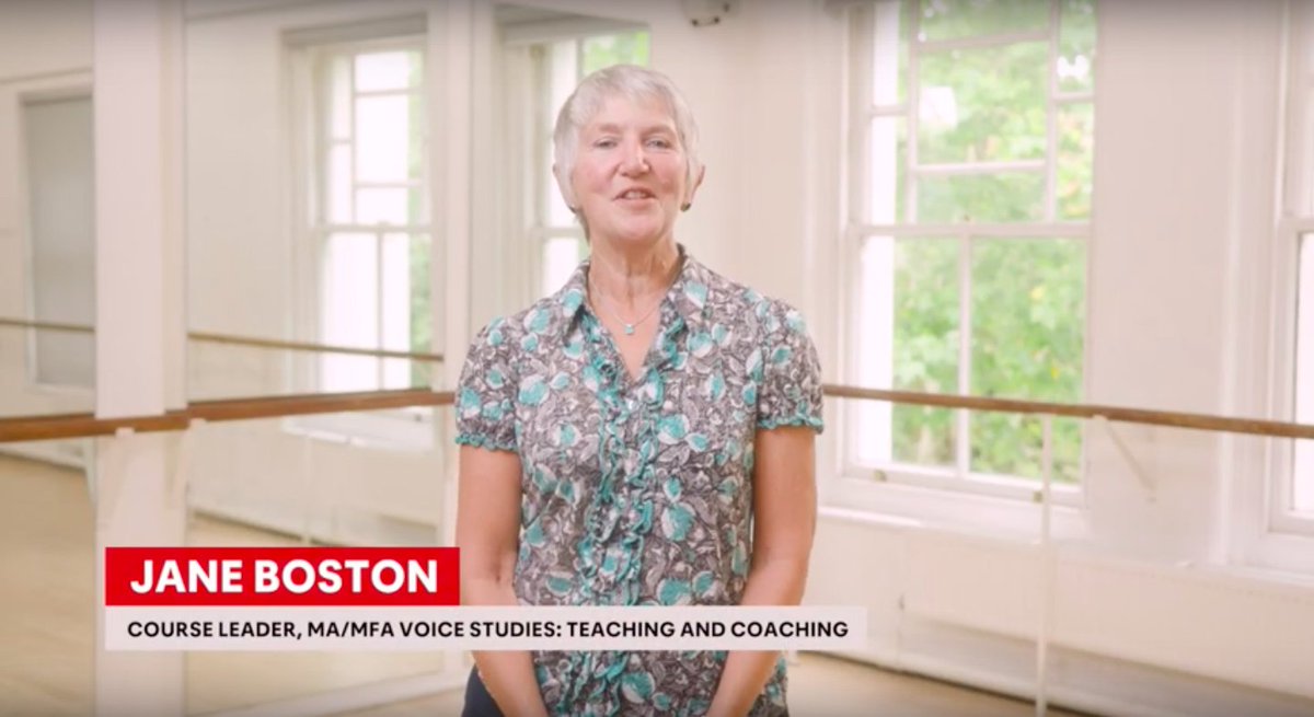 Begin your Saturday morning with a vocal warm-up for Developing a Natural Voice, lead by voice practitioner and Central's MA Voice Studies: Teaching and Coaching course leader, Jane Boston: youtube.com/watch?v=CZ--l8…