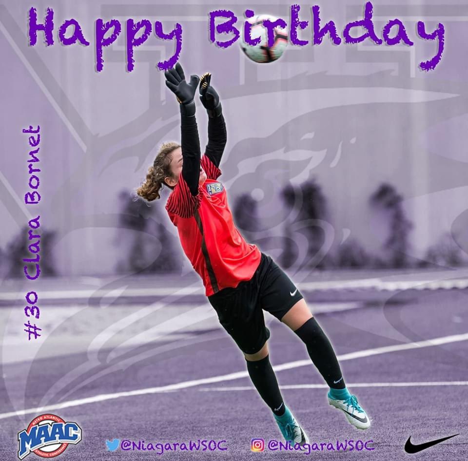 Niagara Women S Soccer Joyeux Anniversaire Clara Bornet Happy Birthday To Our First Purple Eagle With A Birthday Today Niagara Women S Soccer Joyeux Anniversaire Clara Bornet Happy Birthday To Our First Purple Eagle With A Birthday Today