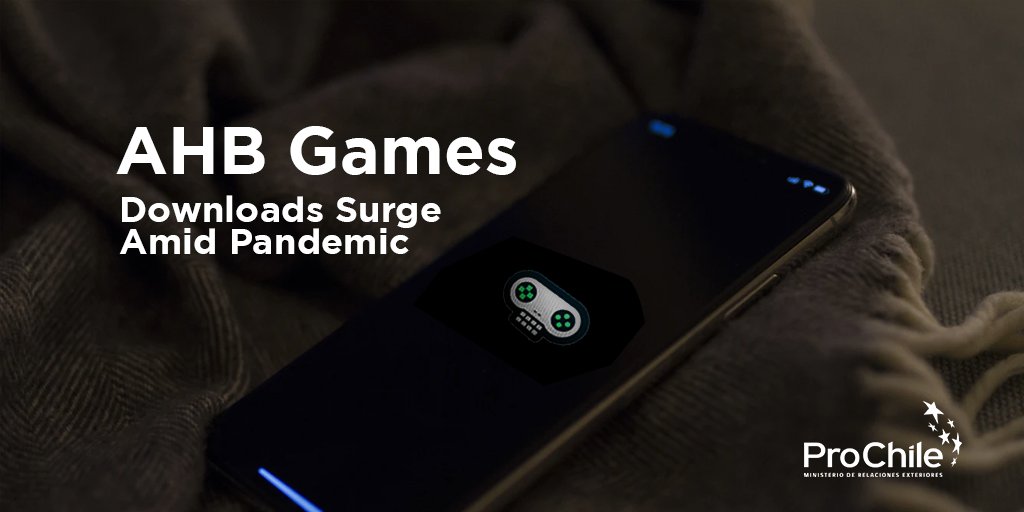 prochile_us's tweet photo. The #Covid19 quarantine is generating a substantial increase of @AHBGames downloads on Google Play and the App Store. Read more → https://t.co/00mDuHoIev

#ProChileUS https://t.co/xy5OtmJw9z