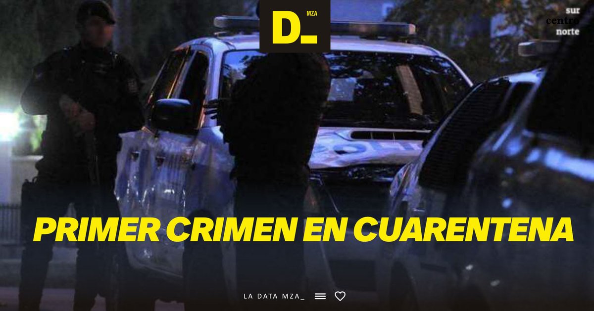 LADATA5's tweet photo. Desde que se decretó la cuarentena obligatoria en todo el país, el número de muertes violentas se redujo a cero, aunque anoche se rompió esa marca tras un altercado en Tunuyán.
@MuniTunuyan https://t.co/agf4CSGnbD