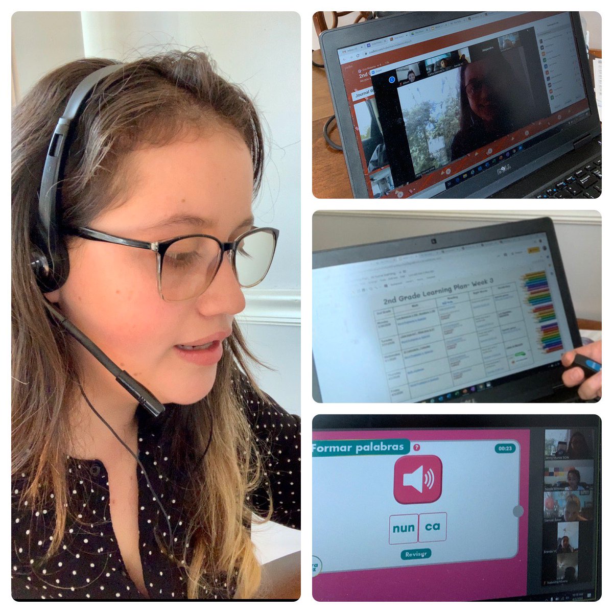MrsJennyMunoz1's tweet photo. Glad to see some of you today and proud of how you are working. I miss you my little ones😘 . Keep practicing on our distance learning plan 👏 . @Southwest_HPS @hickoryschools https://t.co/hUO9HzySqm