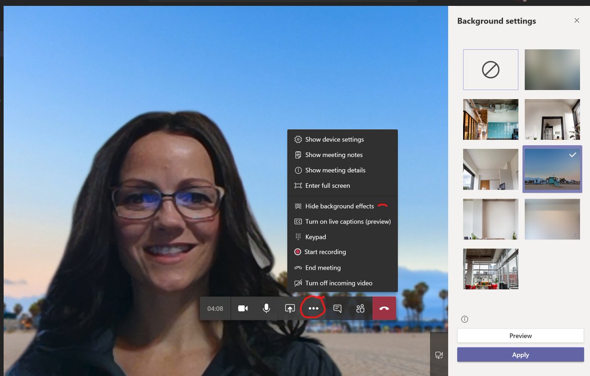 Happy Friday to me! I just found the option to add background effects to my <a href="/MicrosoftTeams/">Microsoft Teams</a> meetings! Check it out <a href="/OmahaPubSchool/">Omaha Public Schools</a> friends. #OTLPROUD Thanks for the heads up <a href="/mmrogers0109/">Megan Rogers</a> <a href="/WendyL612/">Wendy Loewenstein</a>
