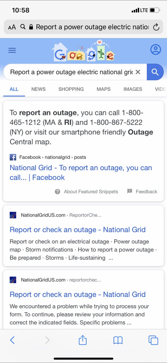 molliefoster96's tweet photo. @TaraGranahan heres the best number to contact national grid for an outage bc of the weather then press option 1 to report the outage and follow the instructions https://t.co/FtDnqSwxCN