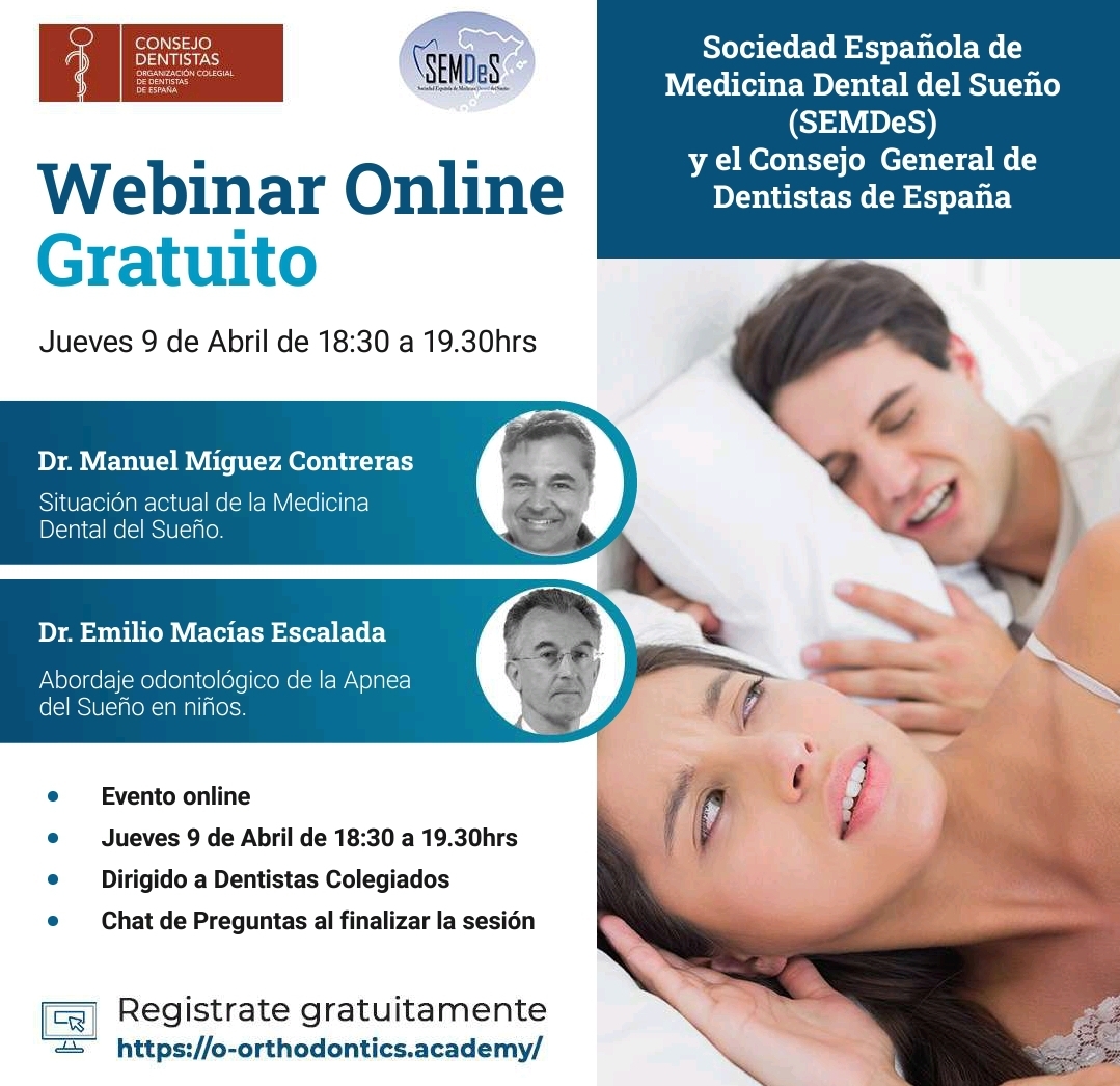 Te invitamos a participar en este webinar.
Registrate en: o-orthodontics.academy