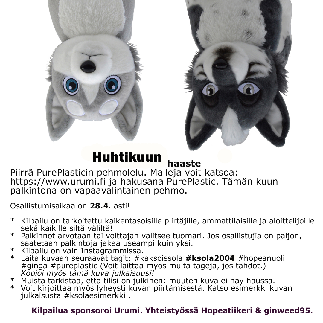 Kaksoissola's tweet photo. Uusi haaste! Nyt piirtomalli onkin kolmiuloitteinen.
Menossa mukana:
@ginweed95 @hopeatiikeri @urumi.fi
#hopeanuoli #kaksoissola #ksola2004 #piirrustushaaste #pureplastic #kilpailu https://t.co/LKSvFjqvcy