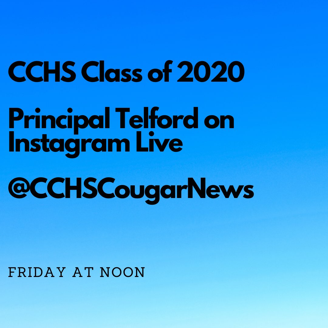 <a href="/CCHSCougarsDen/">CCHS Student Section</a> Class of 2020‼️