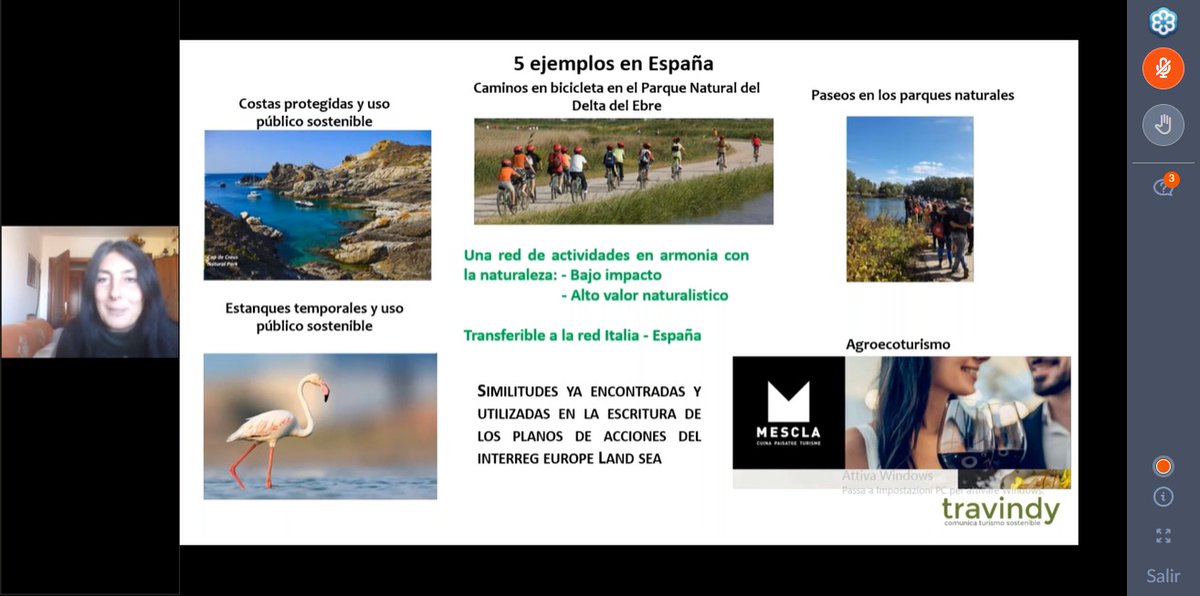 "Necesitamos crear una red entre Italia y España para impulsar un turismo próspero basado en la sostenibilidad, ambos países cuentan con recursos naturales para ello"