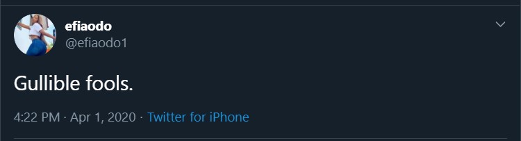 Frediboat_'s tweet photo. .@efiaodo1 descends on fans who claimed leaked sex video was Kwesi Arthur and her.
Sissy cool down na this social media place deɛ, sometimes you can't understand some people wai.
#FREDIBOAT https://t.co/8hck6x7njK