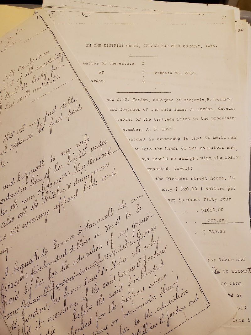 WDMHistory's tweet photo. #FacebookLive today at 1 features a cozy fireside chat & a reading of James Jordan's will, plus info on how you can help us educate and inform and never get out of your #jammies! #WDMHS #History #JordanHouse https://t.co/Wa3KQ2XHUP