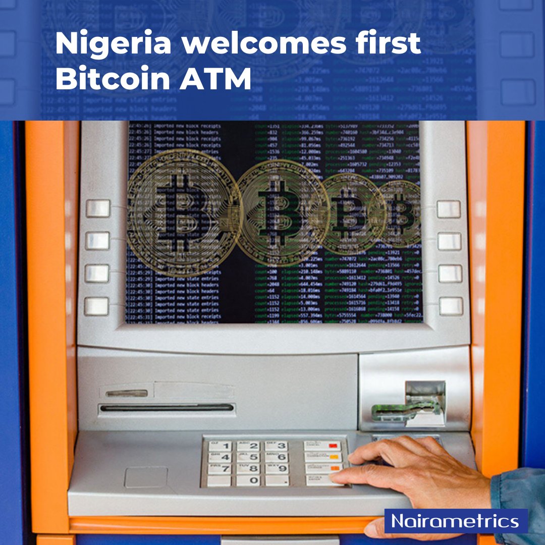 Nigeria welcomes first Bitcoin ATM! Blockstale BTM, a new Bitcoin startup  in Nigeria, has installed Bitcoin Automated Teller Machine in the country.  The ATM, which the first in Nigeria, was installed at