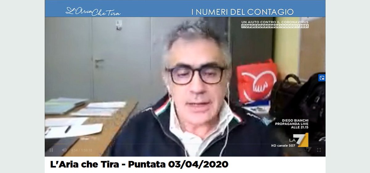 paoloigna1's tweet photo. Abbiamo bisogno di  più uomini come il Prof. Fabrizio Pregliasco @preglias che parlando chiaro e senza nasconderci nulla ci danno coraggio e ci aiutano a vincere questa battaglia contro il #covid19 #coronavirus #covid19italia #coronavirusitalia @Ariachetira #lariachetira https://t.co/4vlrZ3f7GT