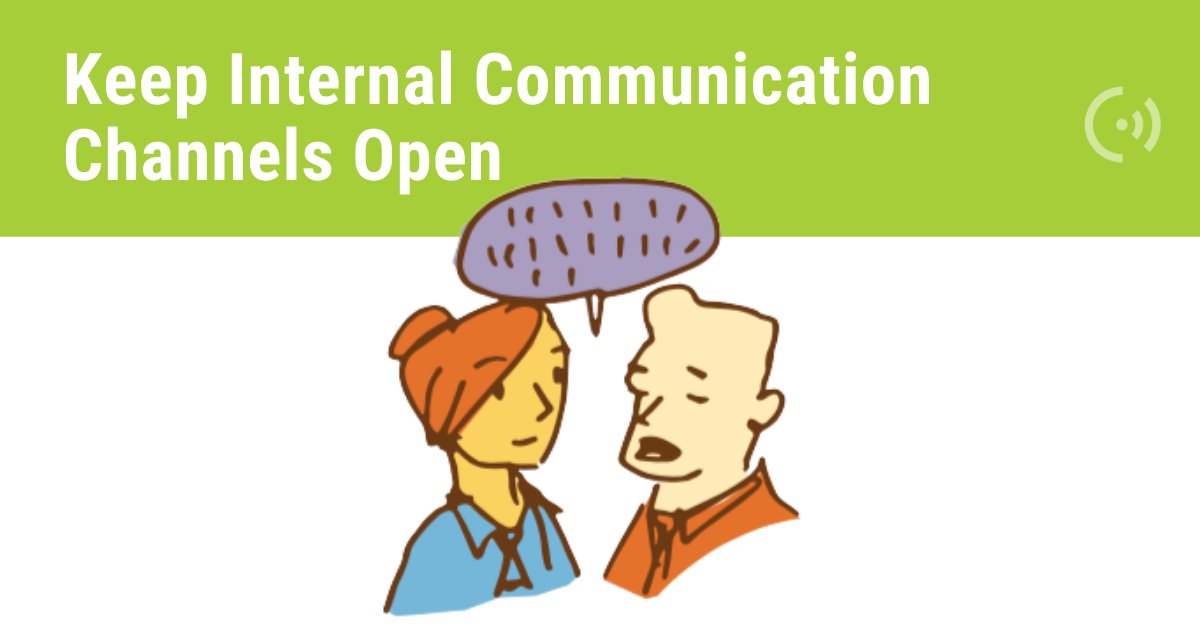1/ As your org continues to step up in new ways, it’s more important than ever to have a strong foundation of  #internalcommunications. Here are resources to help ensure your team – from staff to Board members – is ready to meet this moment.