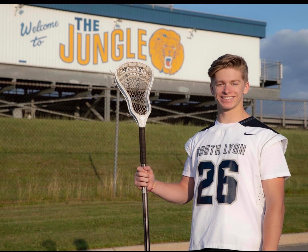 SouthLyonLax's tweet photo. Senior Spotlight:                                   Captain Matt Tashman:  Future Plans: He plans to continue at Schoolcraft pursuing a degree in Biomedical Engineering Technology. Favorite SLU Lax Memory: Matt will always remember how hype the locker room was after a win https://t.co/ydNdbtAzZ2