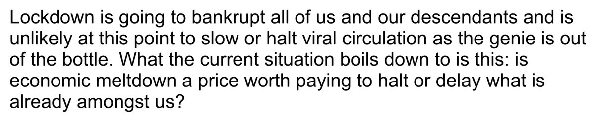 11/ This is Jefferson & Heneghan's final paragraph. Note the absolute lack of evidence, note the lack of citing any studies for or against. Note that what they claim here ('genie') goes completely against what evidence in this thread already shows. Note the abysmal dishonesty.