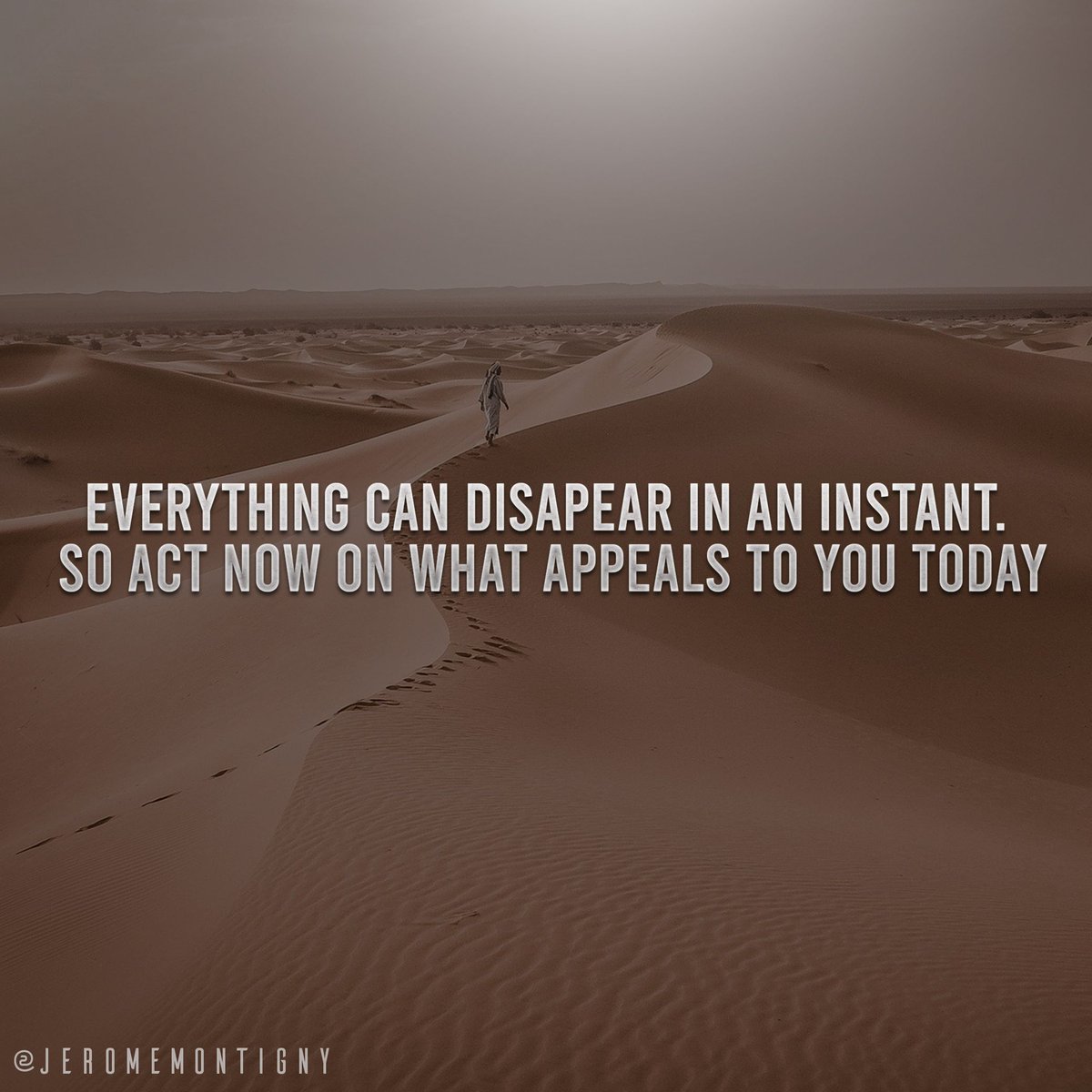 🔴 What about you? What is your motto? What makes you keep fighting and moving on?
.
.
.
.
.
#JeromeMontigny #LifestyleCoach #StateOfMind #Ambition #Motivation