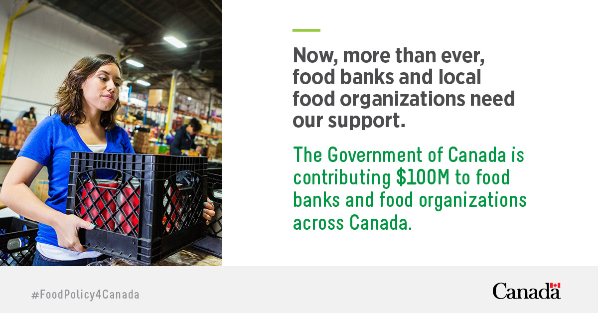 mclaudebibeau's tweet photo. Because of COVID-19, our food banks and local food organizations face many challenges. Thanks to everyone for supporting your local organizations during this time of need. #FoodBanks #CdnPoli https://t.co/lFWiRmlCAA