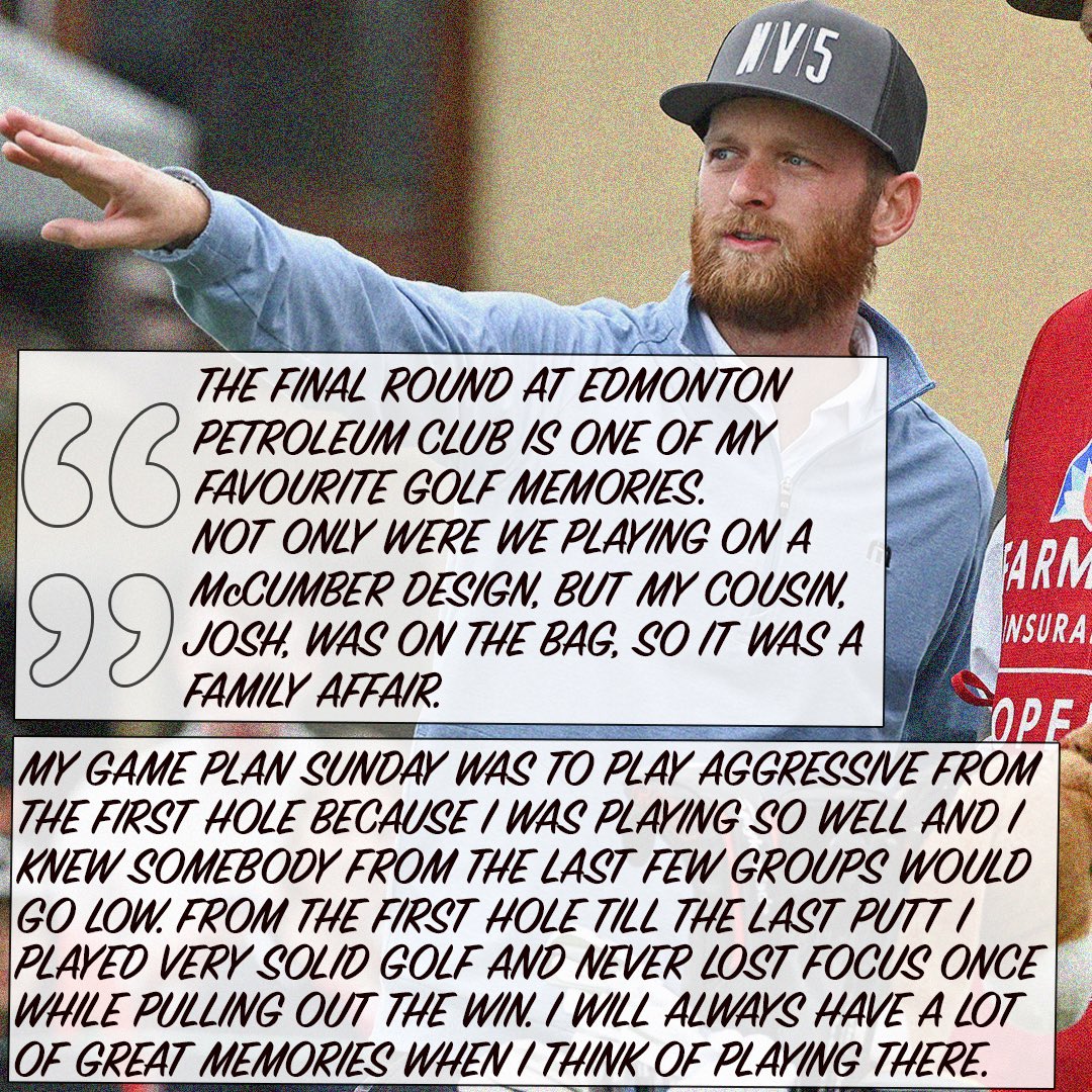 Imagine firing the course record on a course your dad designed to win your second-straight <a href="/PGATOURCanada/">PGA TOUR Americas</a> event on your way to the <a href="/PGATOURCanada/">PGA TOUR Americas</a> Player of the Year title @mccumber_tyler