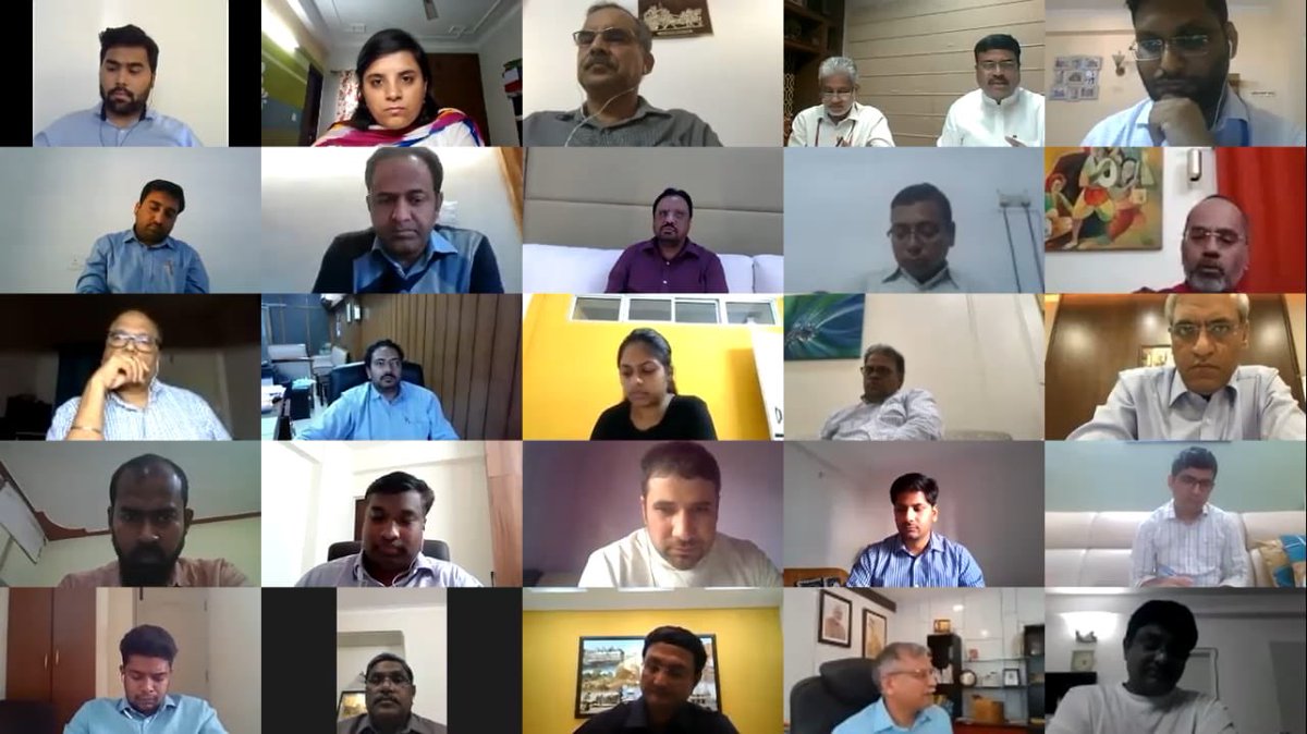 dpradhanbjp's tweet photo. In my interaction during the video conferencing with around 700 DNOs today, there was only one situation report common from all the districts— " situation is absolutely under control, Sir. We are ready for more!” 
#LPGWarriors
#IndiaFightsCorona https://t.co/JcuOWwDAtn