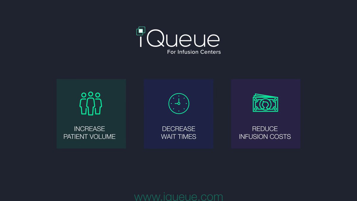 LeanTaaS's tweet photo. What is iQueue for Infusion Centers? Watch the video to find out how using iQueue results in increased patient access, decreased wait times, and happier nurses. https://t.co/SAUaYDCAnt #leantaas #iqueue #iqueueforinfusioncenters https://t.co/tJN6WNE5Lu