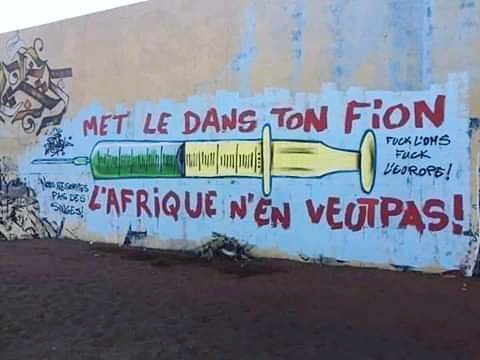stephanerocket's tweet image. Les #Africains ne sont pas des cobayes l #Afrique n'est pas un laboratoire #FuckYou
