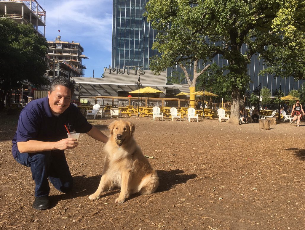 I live in Uptown, in the heart of the city. It’s a great neighborhood for dog lovers. I can’t wait until our neighborhood dog park / bar re-opens. It’s a great place to have a margarita and watch awkward first dates.