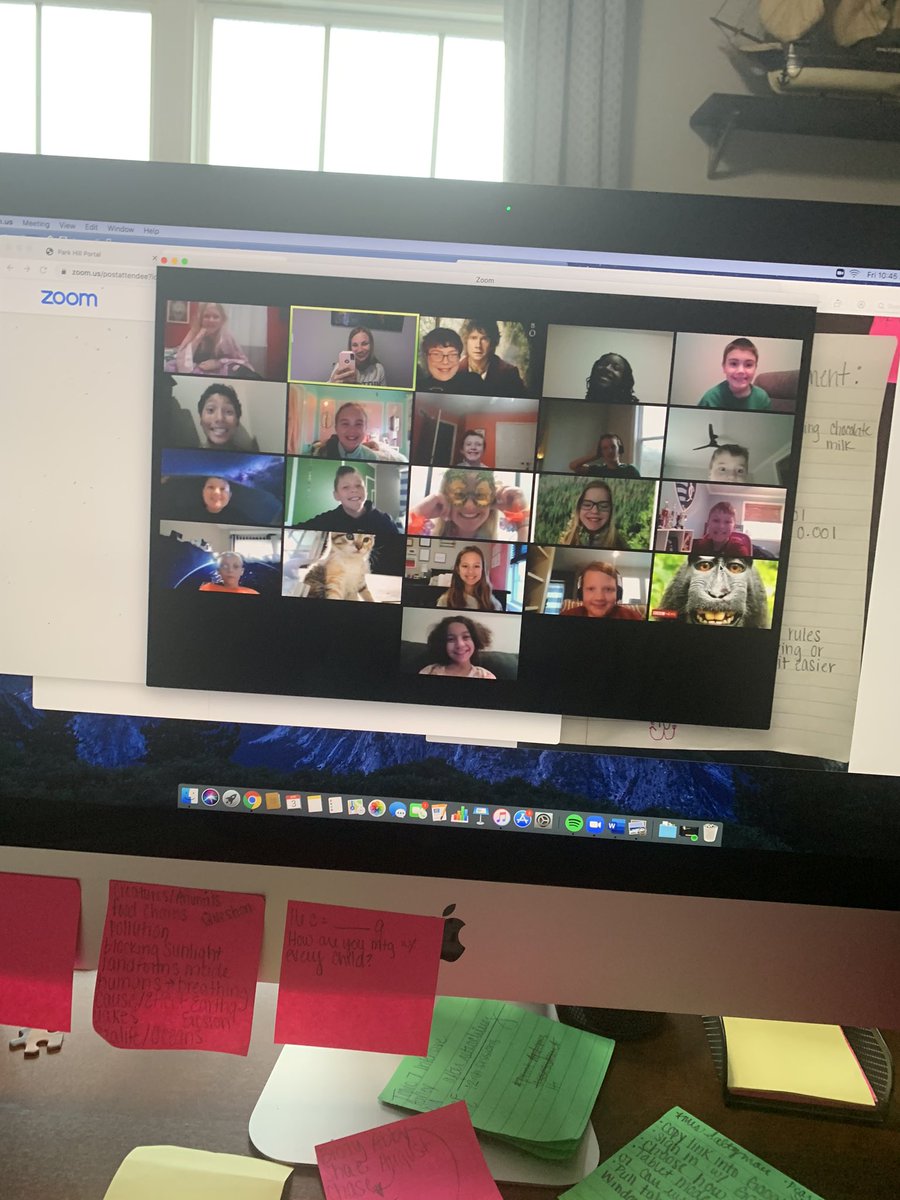 Morning Zoom meetings with this group are my favorite. They bring smiles to my face! 😊😂🥰 #ParkHillProud #UnionChapel #Gators