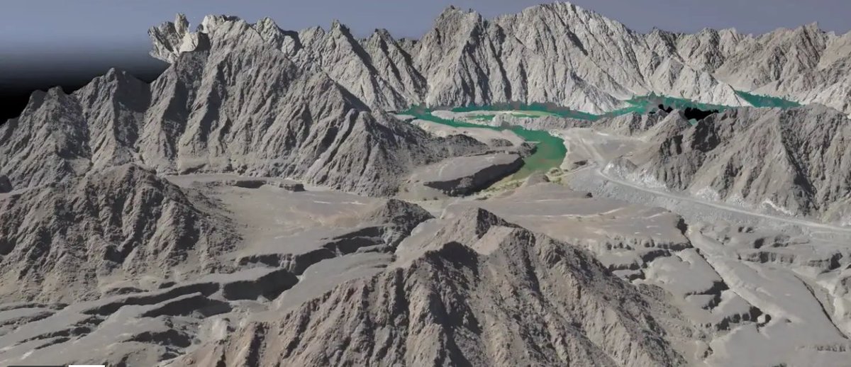 sensefly's tweet image. With imagery captured by an #eBeePlus, experience the beauty of the UAE&apos;s Hatta Mountains with this #3D model created by @AngellSurveys. vimeo.com/355918071