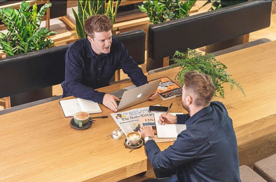 Our space in @XYZ_worksocial is in the heart of <a href="/spinningfields/">Spinningfields</a> - the perfect spot to have a meeting or grab a drink after work.