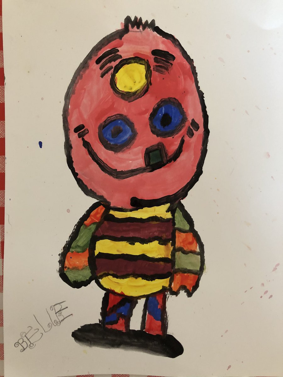 Gml1981's tweet image. My daughter has loved drawing Kevin and watching @RobBiddulph. She is 8 and this was her effort at drawing! She absolutely loved it! #DrawWithRob